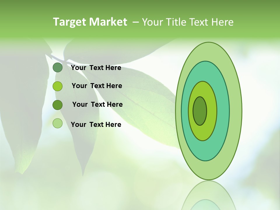 Blue Garden Freshness PowerPoint Template