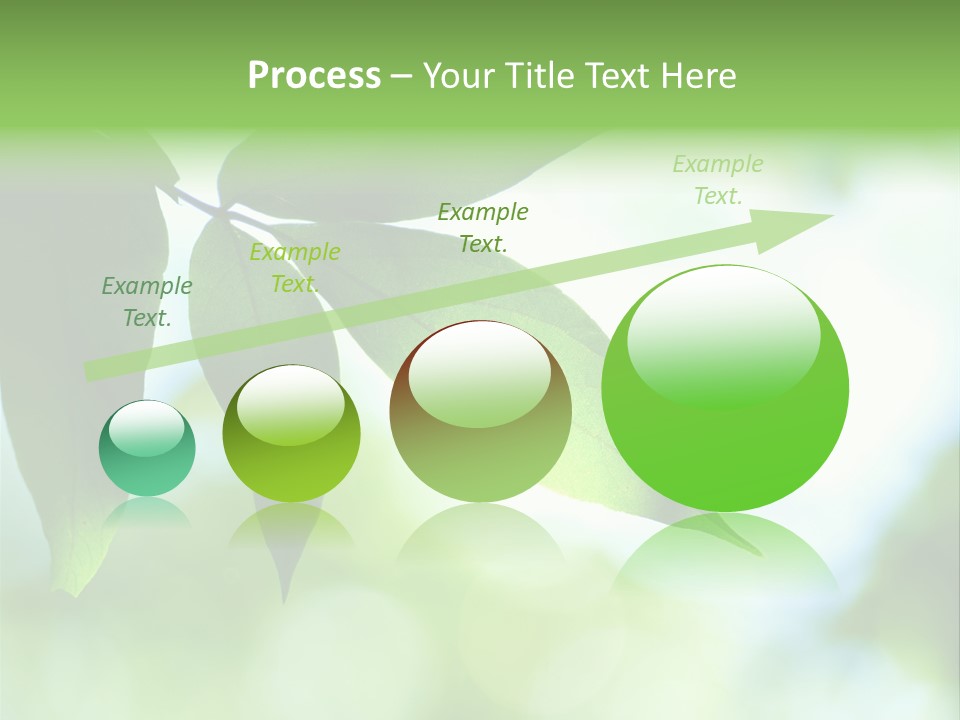 Blue Garden Freshness PowerPoint Template