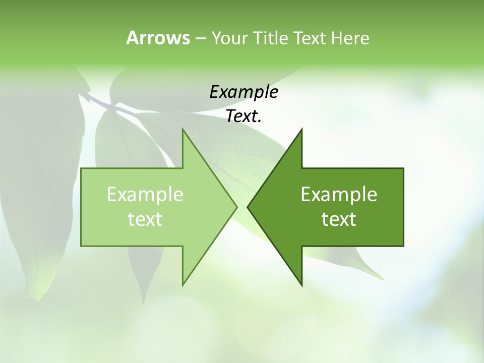 Blue Garden Freshness PowerPoint Template