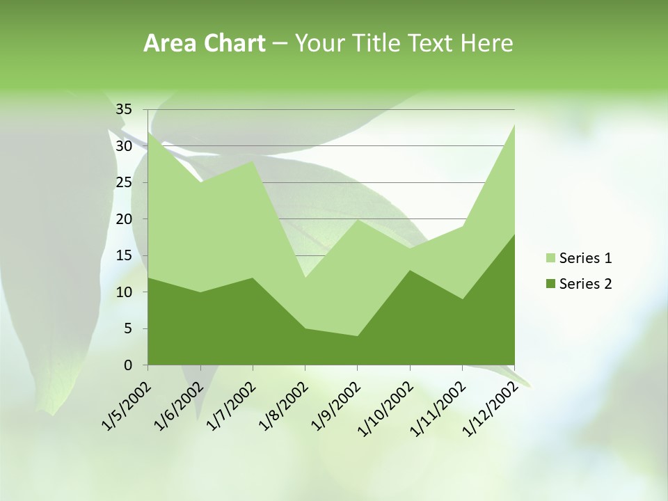 Blue Garden Freshness PowerPoint Template
