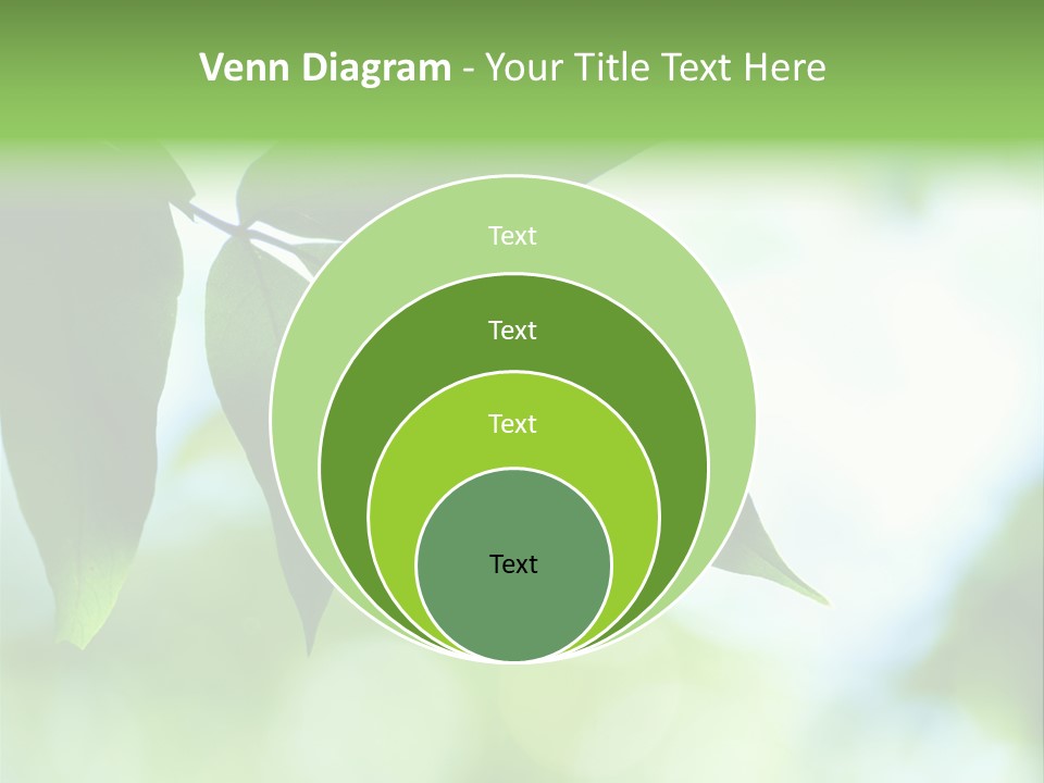 Blue Garden Freshness PowerPoint Template