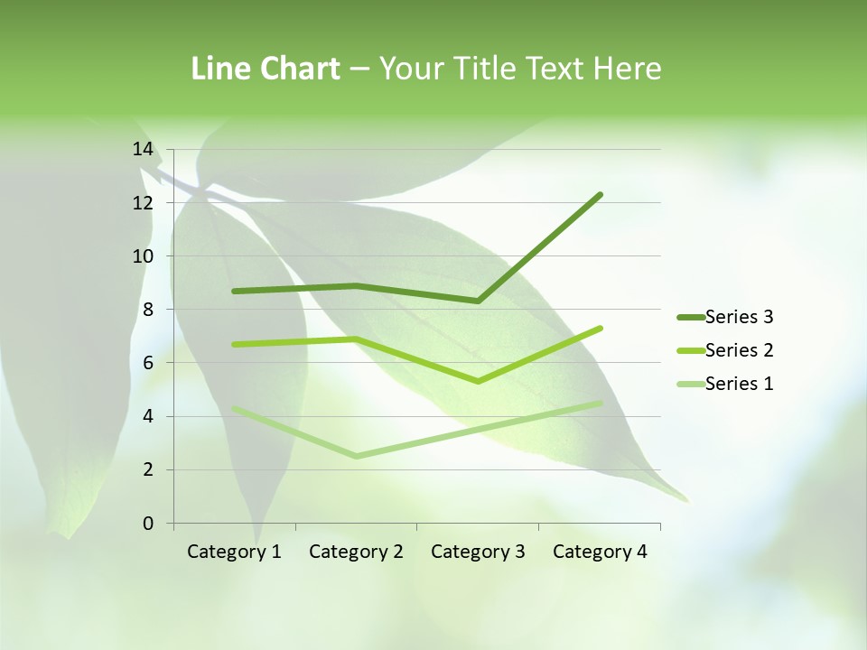 Blue Garden Freshness PowerPoint Template