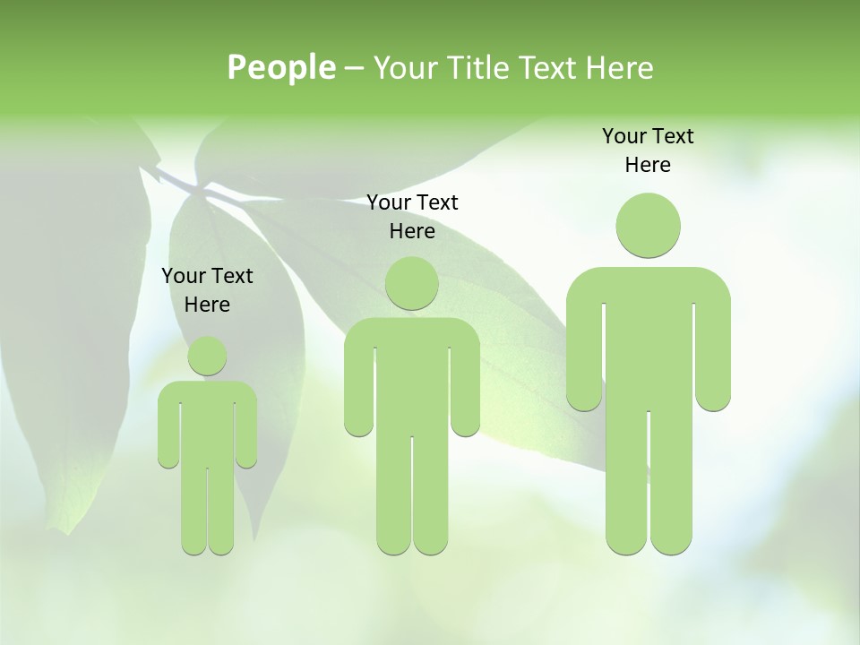 Blue Garden Freshness PowerPoint Template