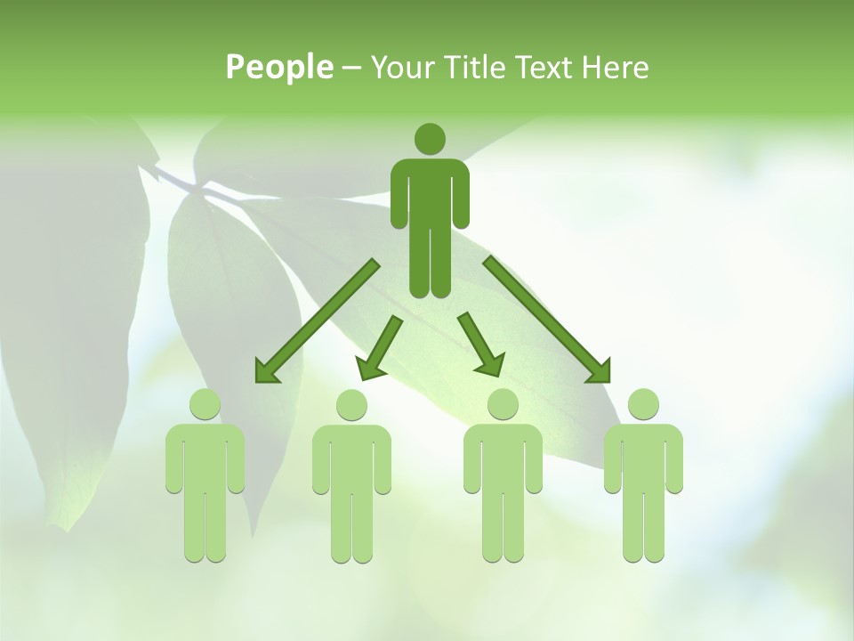 Blue Garden Freshness PowerPoint Template