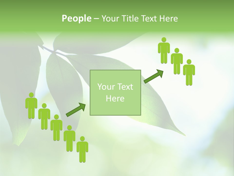 Blue Garden Freshness PowerPoint Template