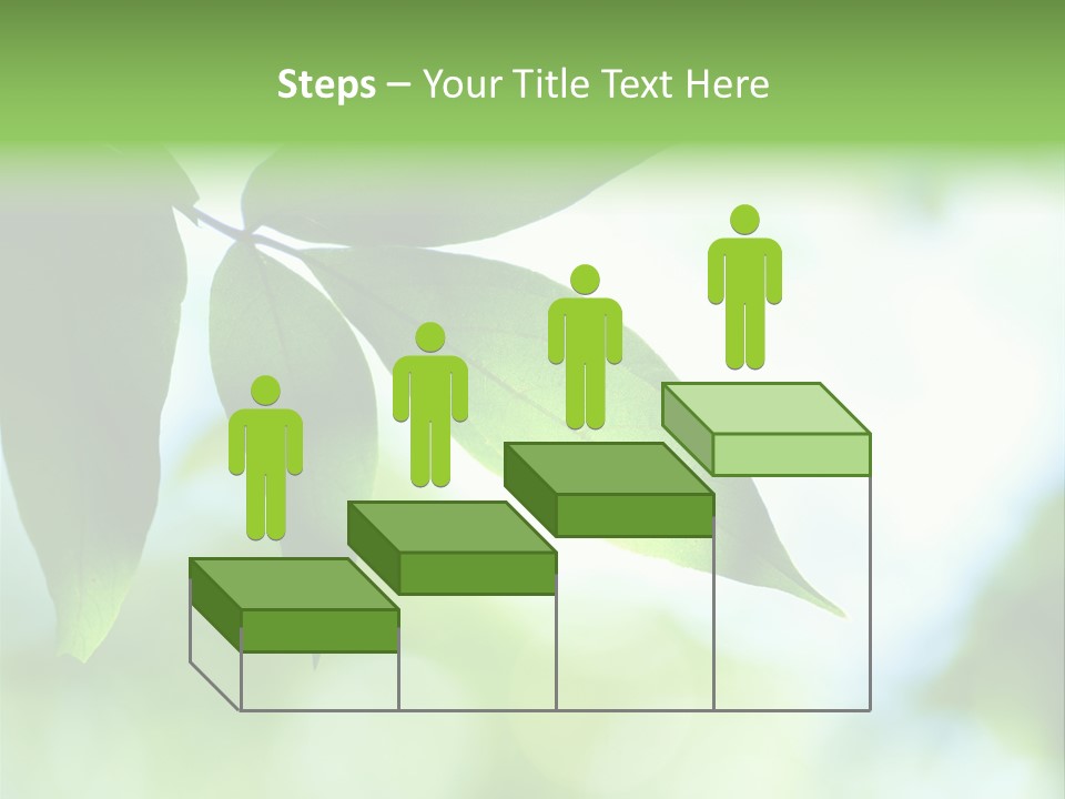 Blue Garden Freshness PowerPoint Template