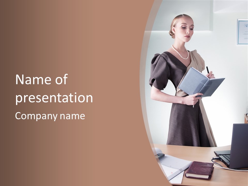 Table Companion Lovely PowerPoint Template