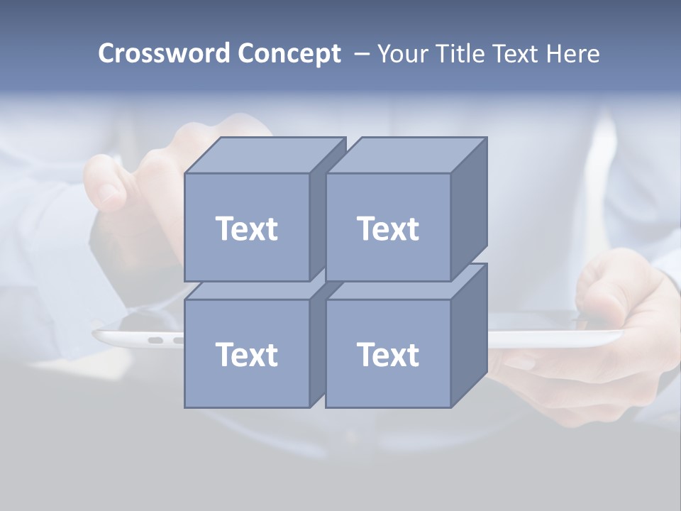 Finger Mobile Device PowerPoint Template