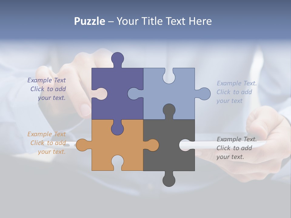 Finger Mobile Device PowerPoint Template