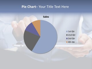 Finger Mobile Device PowerPoint Template