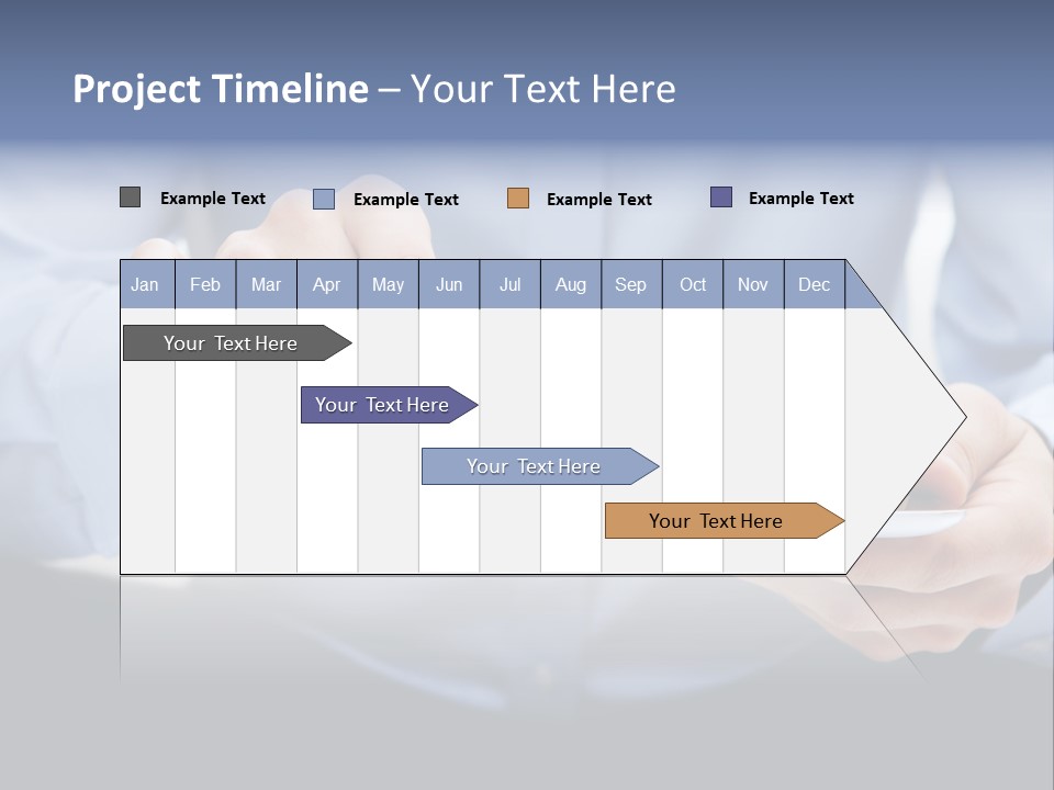 Finger Mobile Device PowerPoint Template