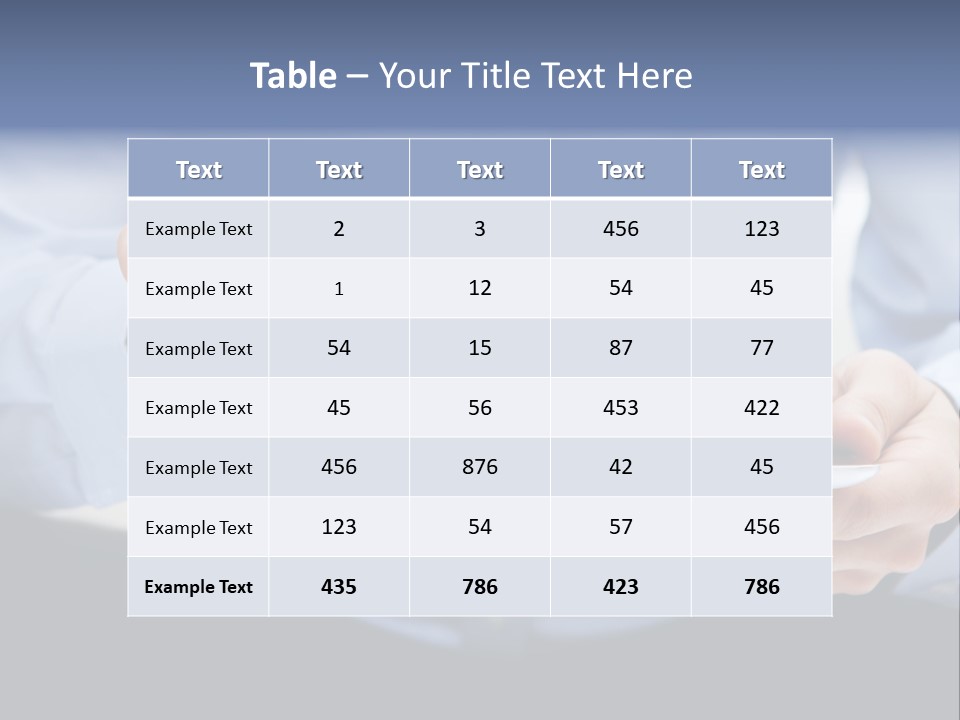 Finger Mobile Device PowerPoint Template
