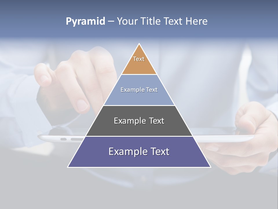Finger Mobile Device PowerPoint Template