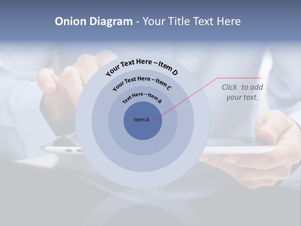 Finger Mobile Device PowerPoint Template