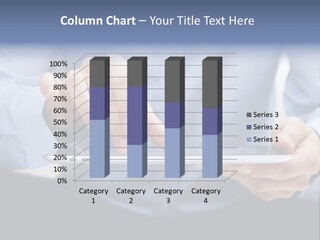 Finger Mobile Device PowerPoint Template