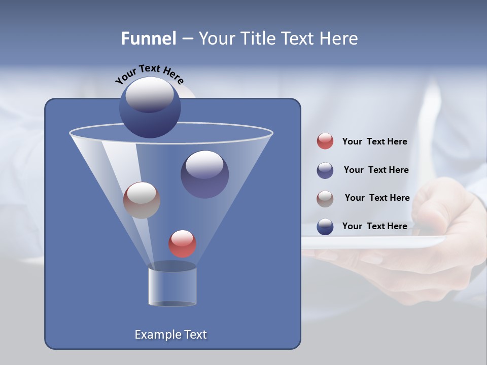 Finger Mobile Device PowerPoint Template