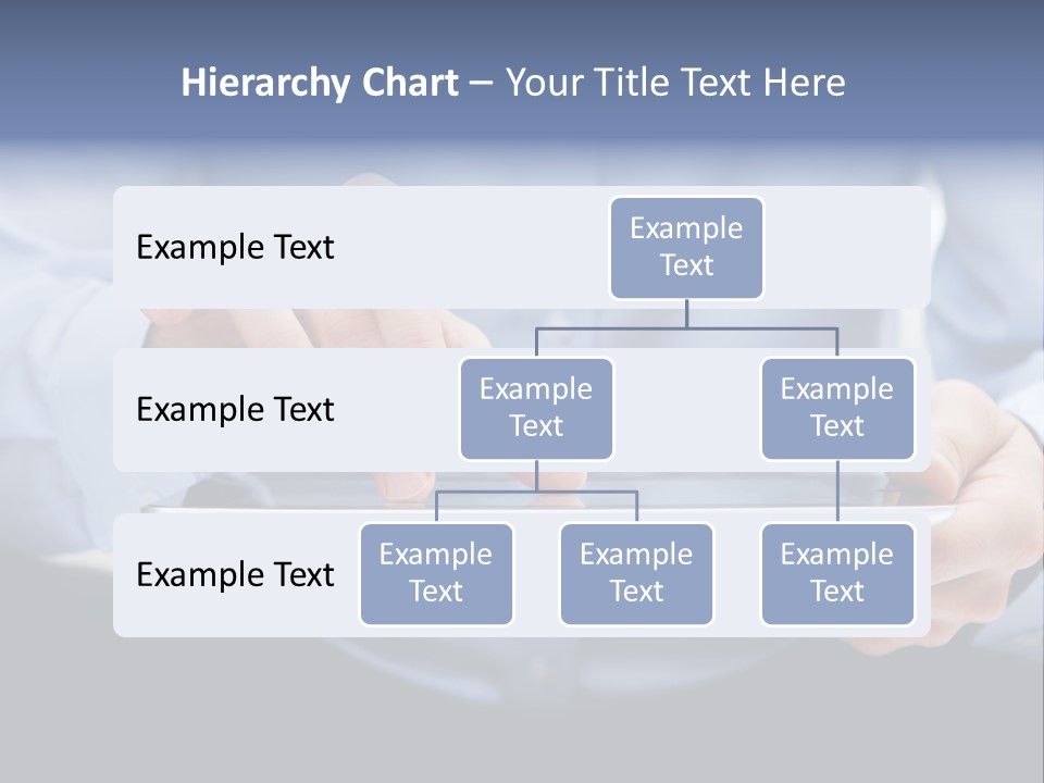 Finger Mobile Device PowerPoint Template