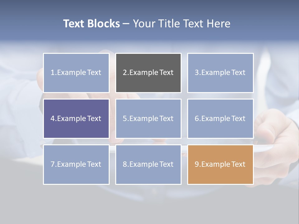 Finger Mobile Device PowerPoint Template