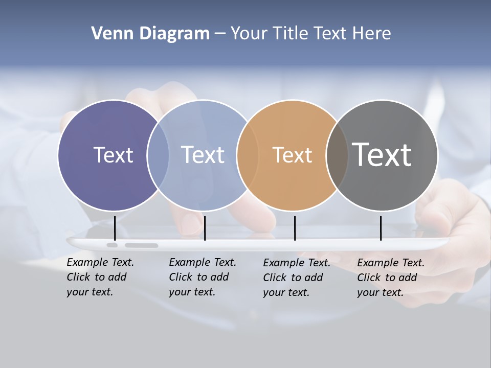 Finger Mobile Device PowerPoint Template