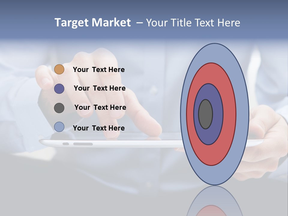 Finger Mobile Device PowerPoint Template