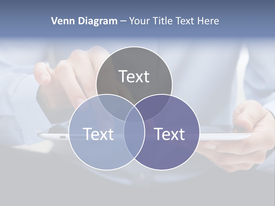 Finger Mobile Device PowerPoint Template