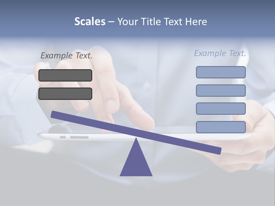 Finger Mobile Device PowerPoint Template