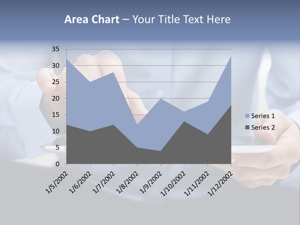 Finger Mobile Device PowerPoint Template