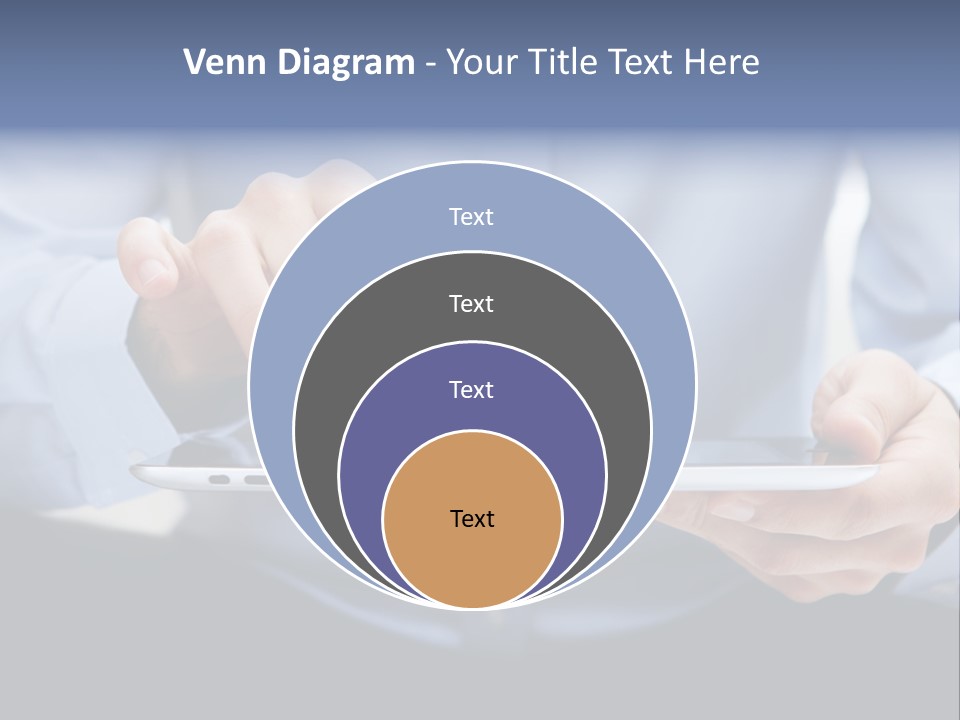 Finger Mobile Device PowerPoint Template