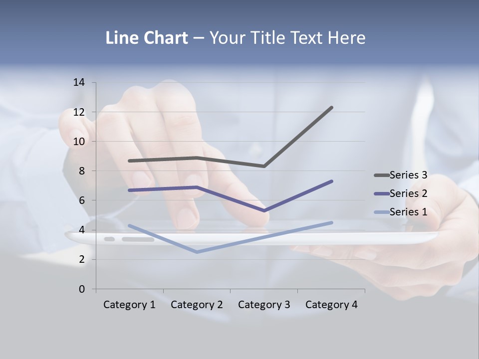 Finger Mobile Device PowerPoint Template
