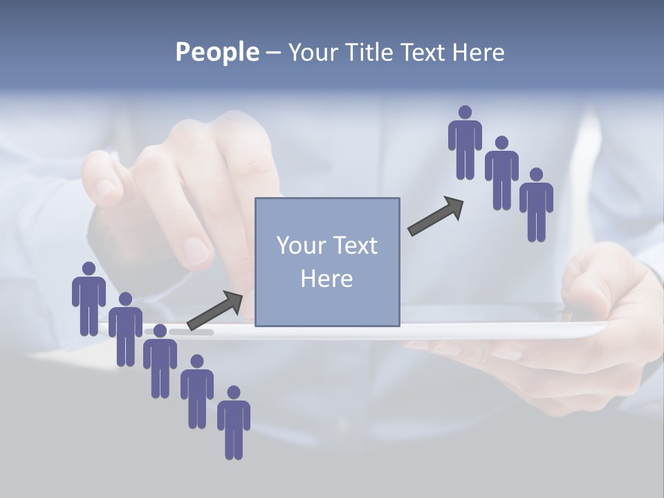 Finger Mobile Device PowerPoint Template