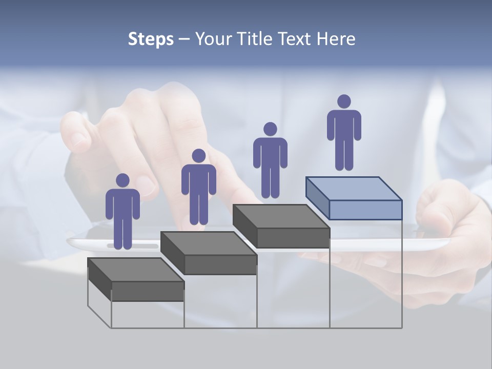 Finger Mobile Device PowerPoint Template