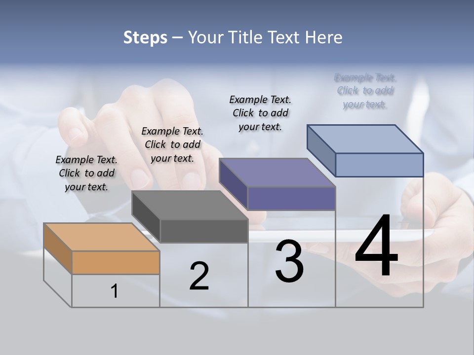 Finger Mobile Device PowerPoint Template