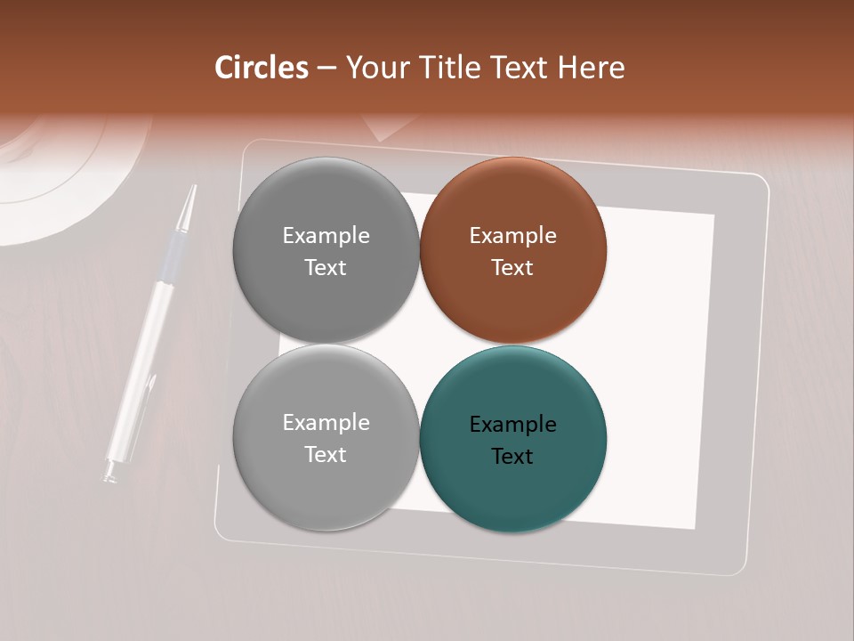 Pad Player Laptop PowerPoint Template