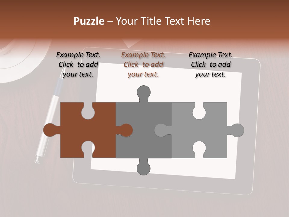 Pad Player Laptop PowerPoint Template