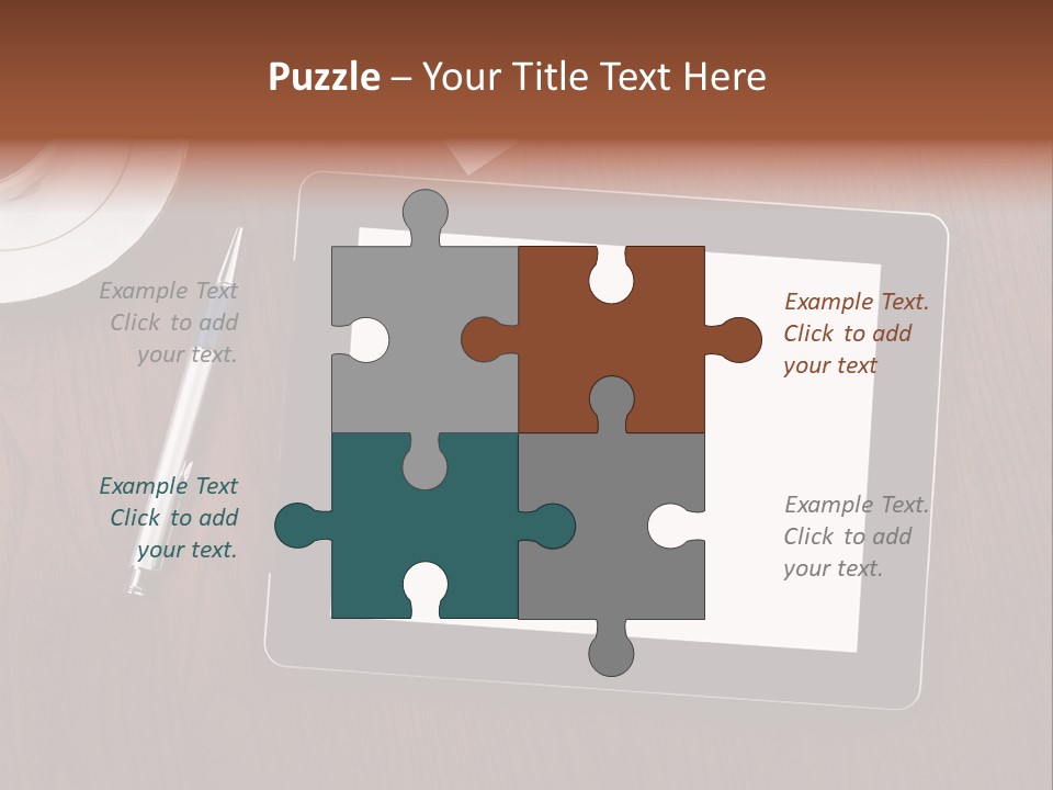 Pad Player Laptop PowerPoint Template