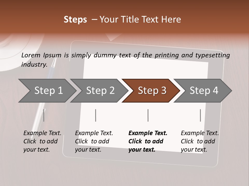 Pad Player Laptop PowerPoint Template