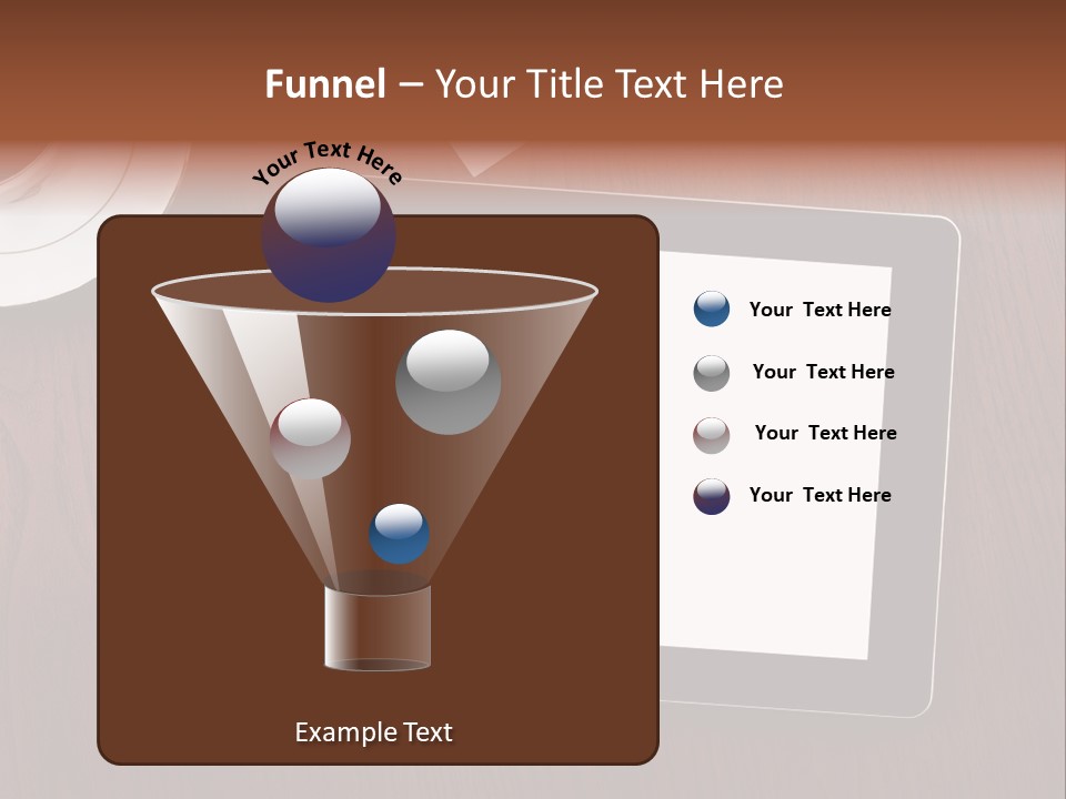 Pad Player Laptop PowerPoint Template