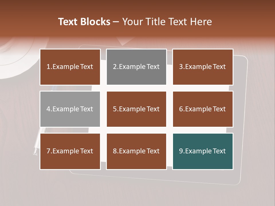 Pad Player Laptop PowerPoint Template