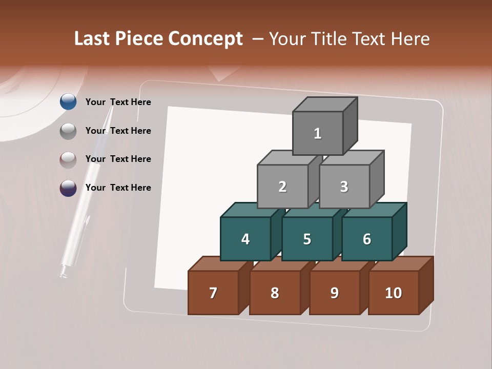 Pad Player Laptop PowerPoint Template