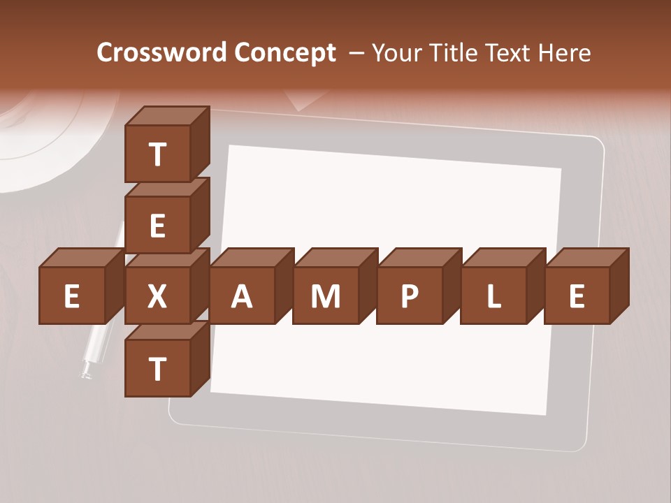 Pad Player Laptop PowerPoint Template