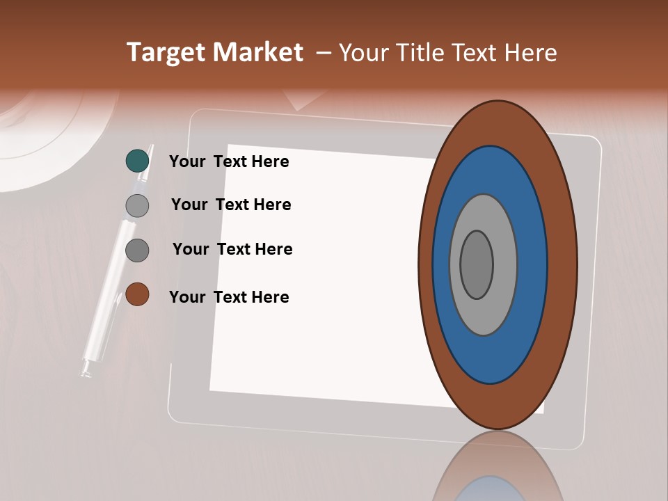 Pad Player Laptop PowerPoint Template