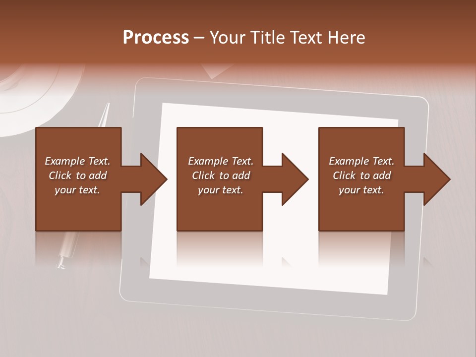 Pad Player Laptop PowerPoint Template