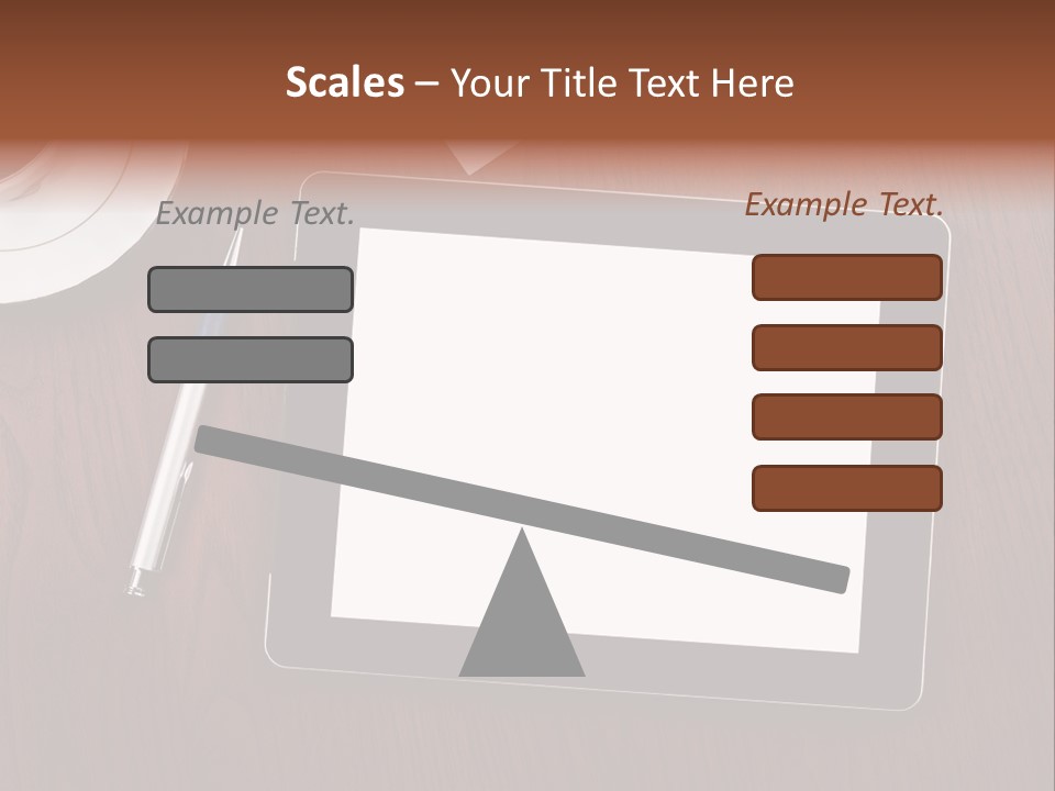 Pad Player Laptop PowerPoint Template