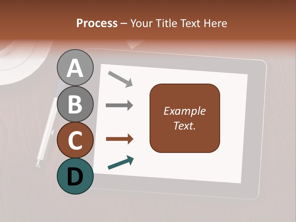 Pad Player Laptop PowerPoint Template