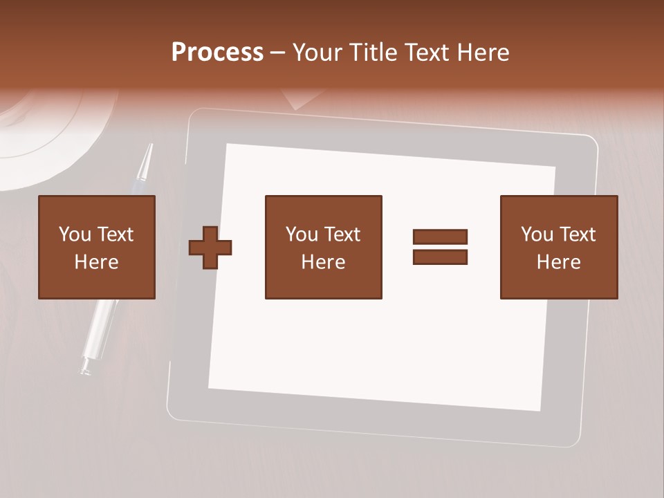 Pad Player Laptop PowerPoint Template