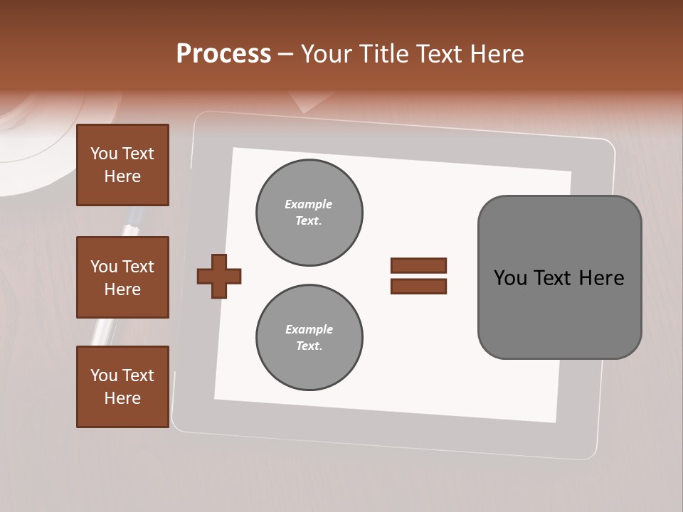 Pad Player Laptop PowerPoint Template