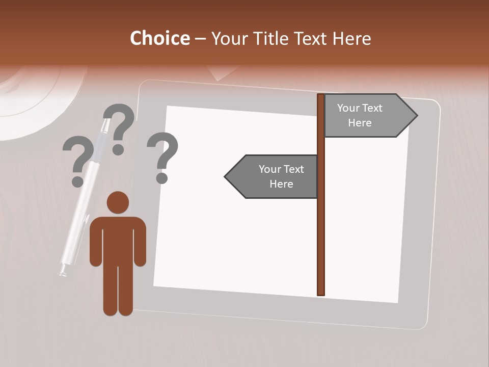 Pad Player Laptop PowerPoint Template