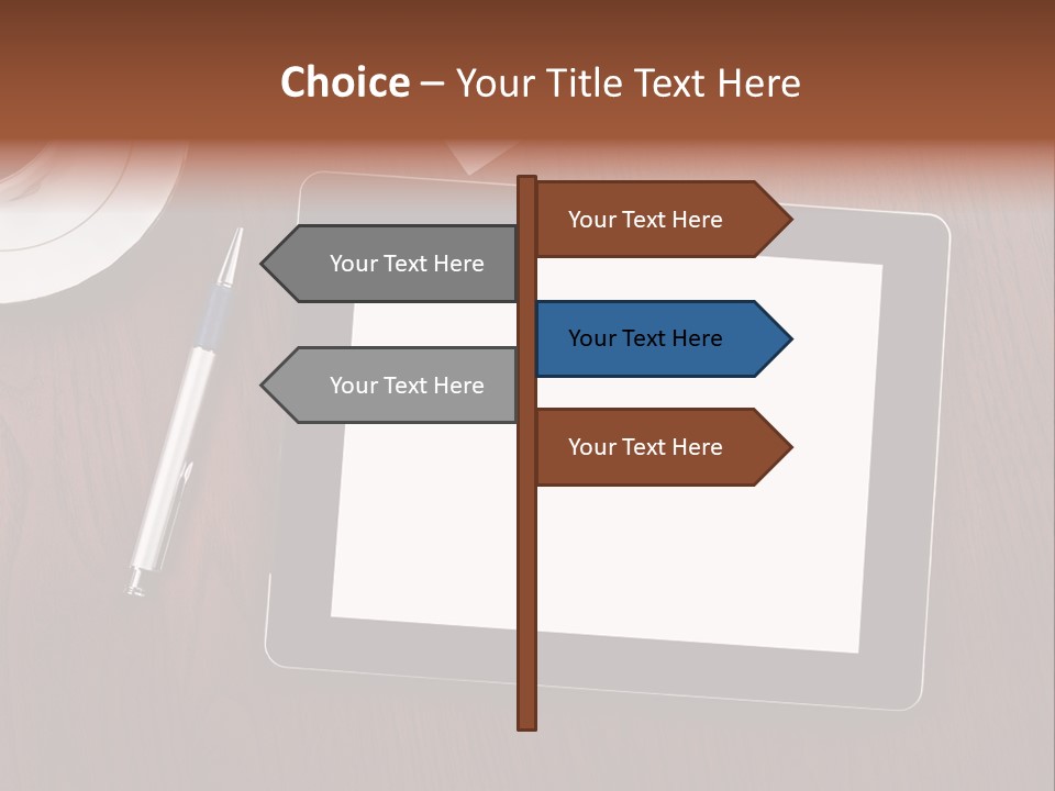 Pad Player Laptop PowerPoint Template
