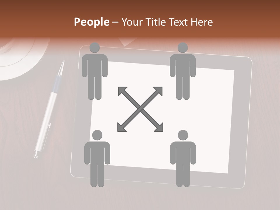 Pad Player Laptop PowerPoint Template