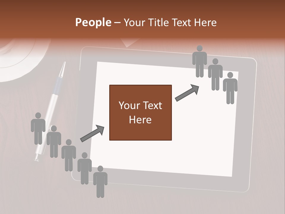 Pad Player Laptop PowerPoint Template